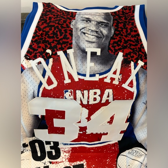 $150 Mitchell & Ness Shaquille O'Neal All Star 2003 Swingman Jersey Men’s Sz: M - Picture 6 of 6